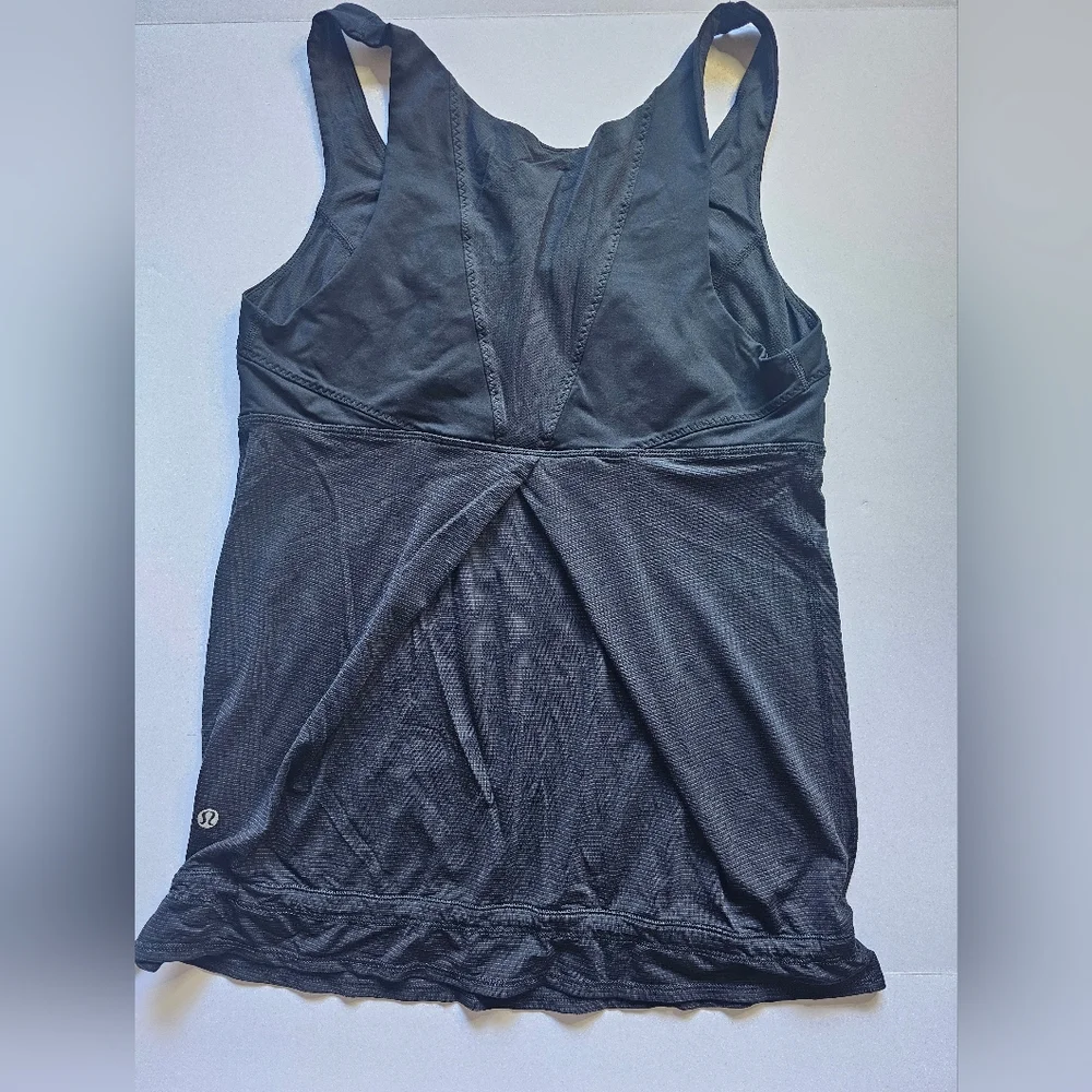 LULULEMON Black Athletic Drawstring hem Size 8 - Picture 2 of 9